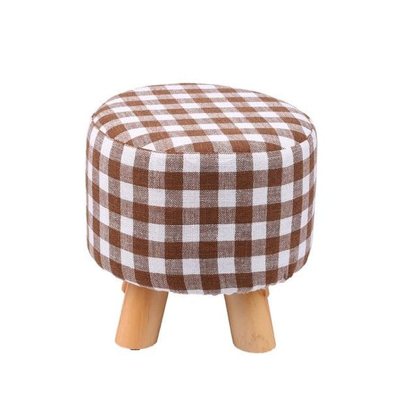 Ottoman Fabrics Round Stool