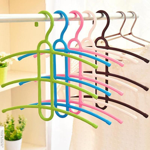 Coat Hanger Rack Multi-layer Fishbone