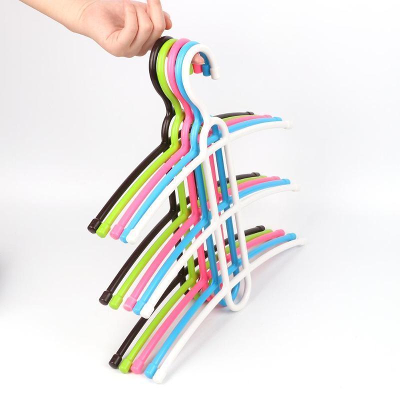 Coat Hanger Rack Multi-layer Fishbone