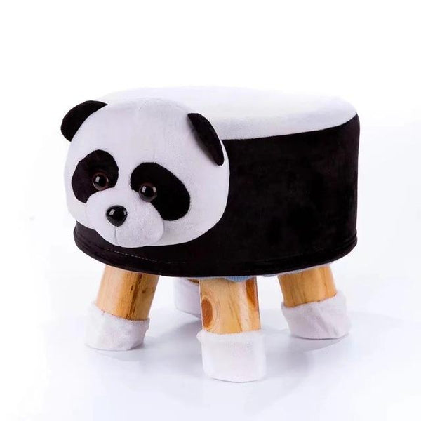 Solid Wood Animal Small Stool