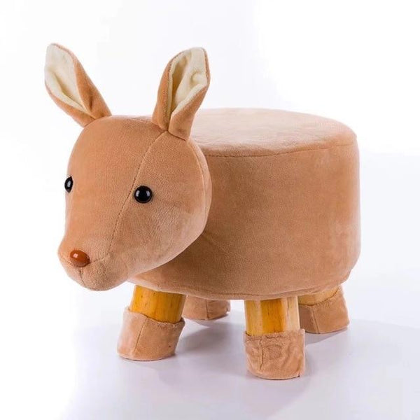 Solid Wood Animal Small Stool