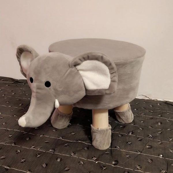 Solid Wood Animal Small Stool