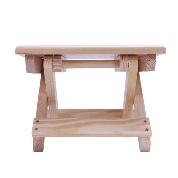 Simple Wooden Folding Stool