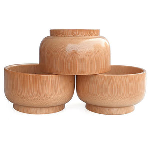 1pc Creative wooden Bamboo Bowl