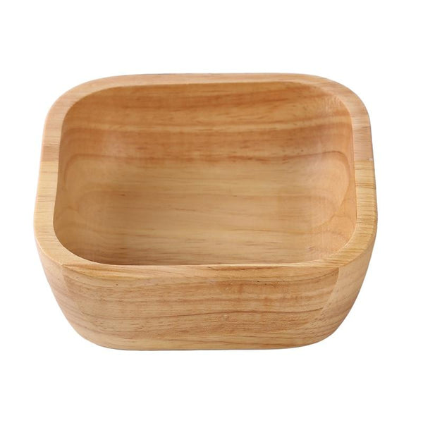 1Pc Square Wooden Bowl