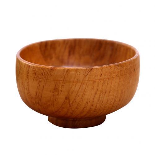 Natural Round Wooden Bowl