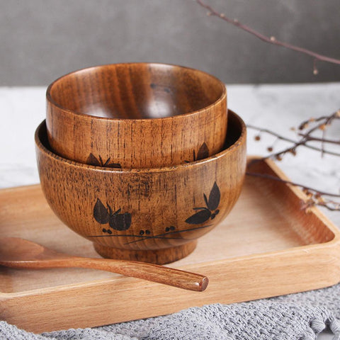 Wooden Rice Bowl Noodle