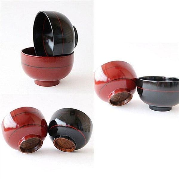 1Pc Handmade Wooden Soup Bowl