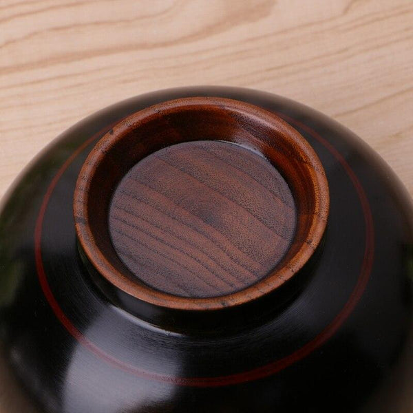 1Pc Handmade Wooden Soup Bowl