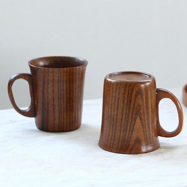 Vintage Wooden Cup Drinking