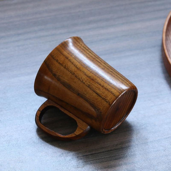 Vintage Wooden Cup Drinking