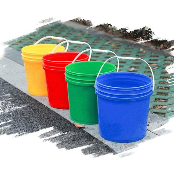 4 Piece Plastic Bucket With Plastic