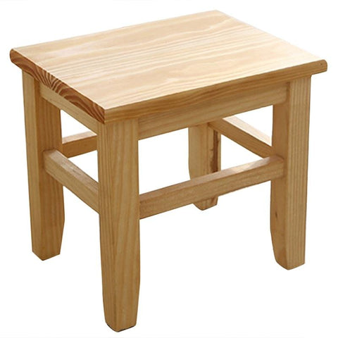 Solid Wood Shoe Bench Stool